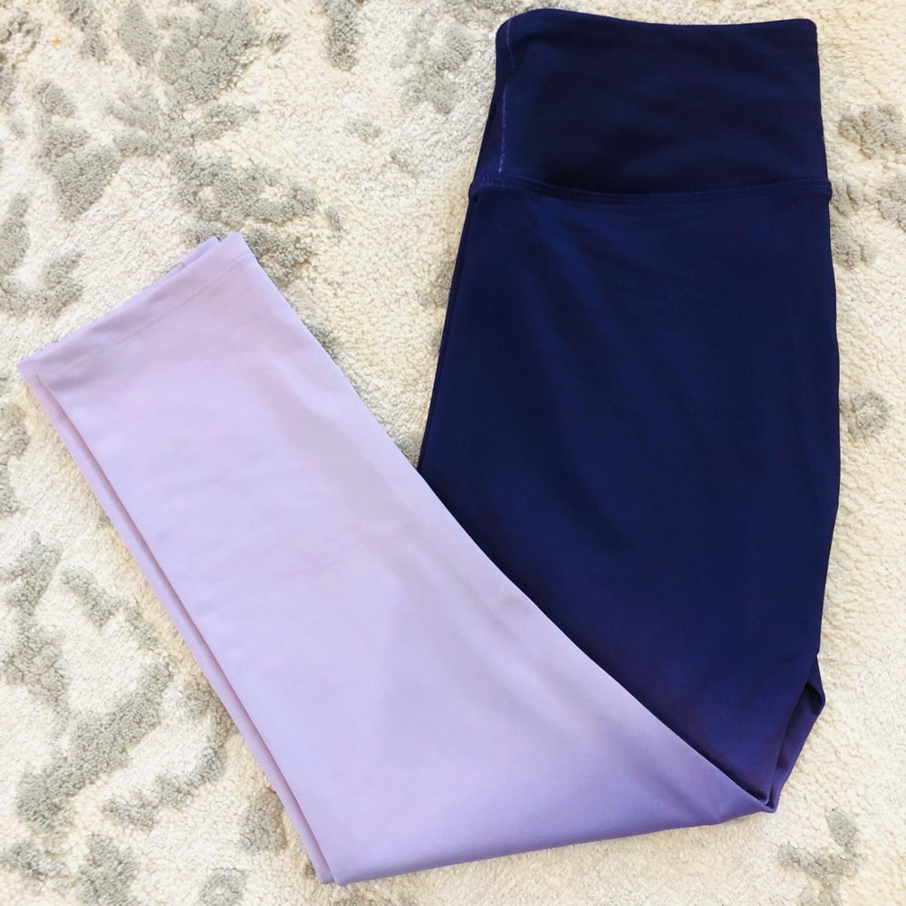 Forever 21 Purple Ombré Athletic Legging